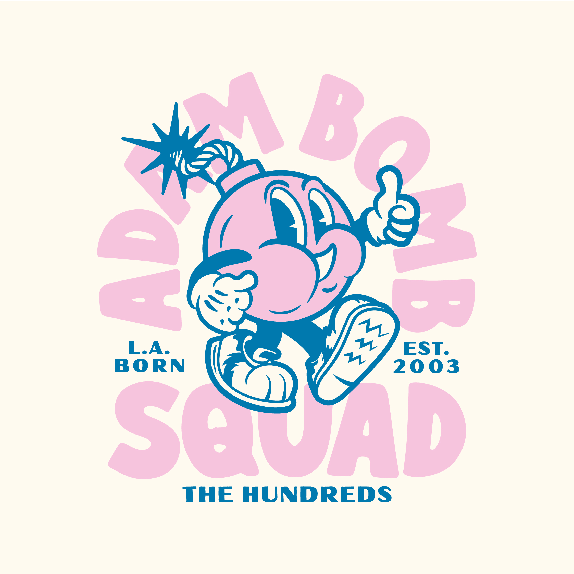 Adam Bomb Squad T-shirt Graphic The Hundreds