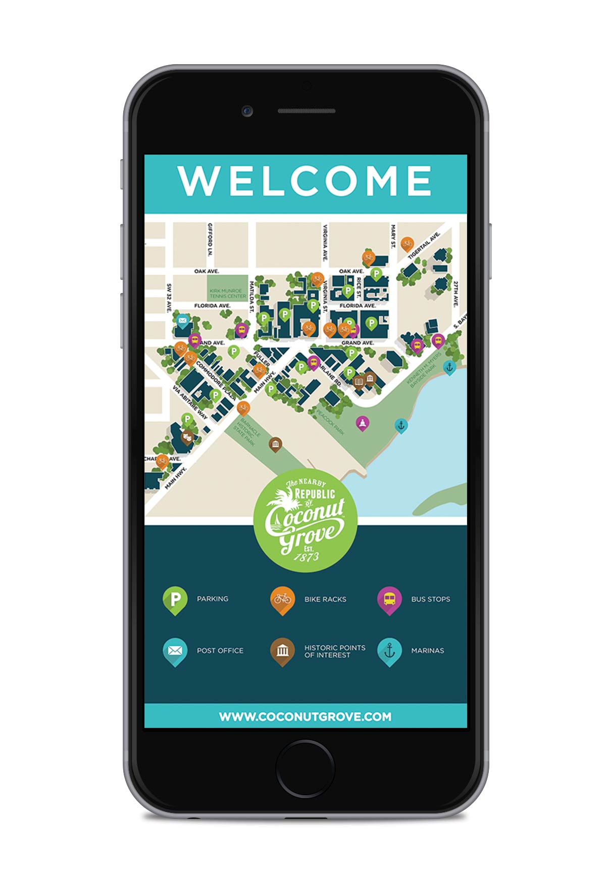 Coconut Grove Mobile App