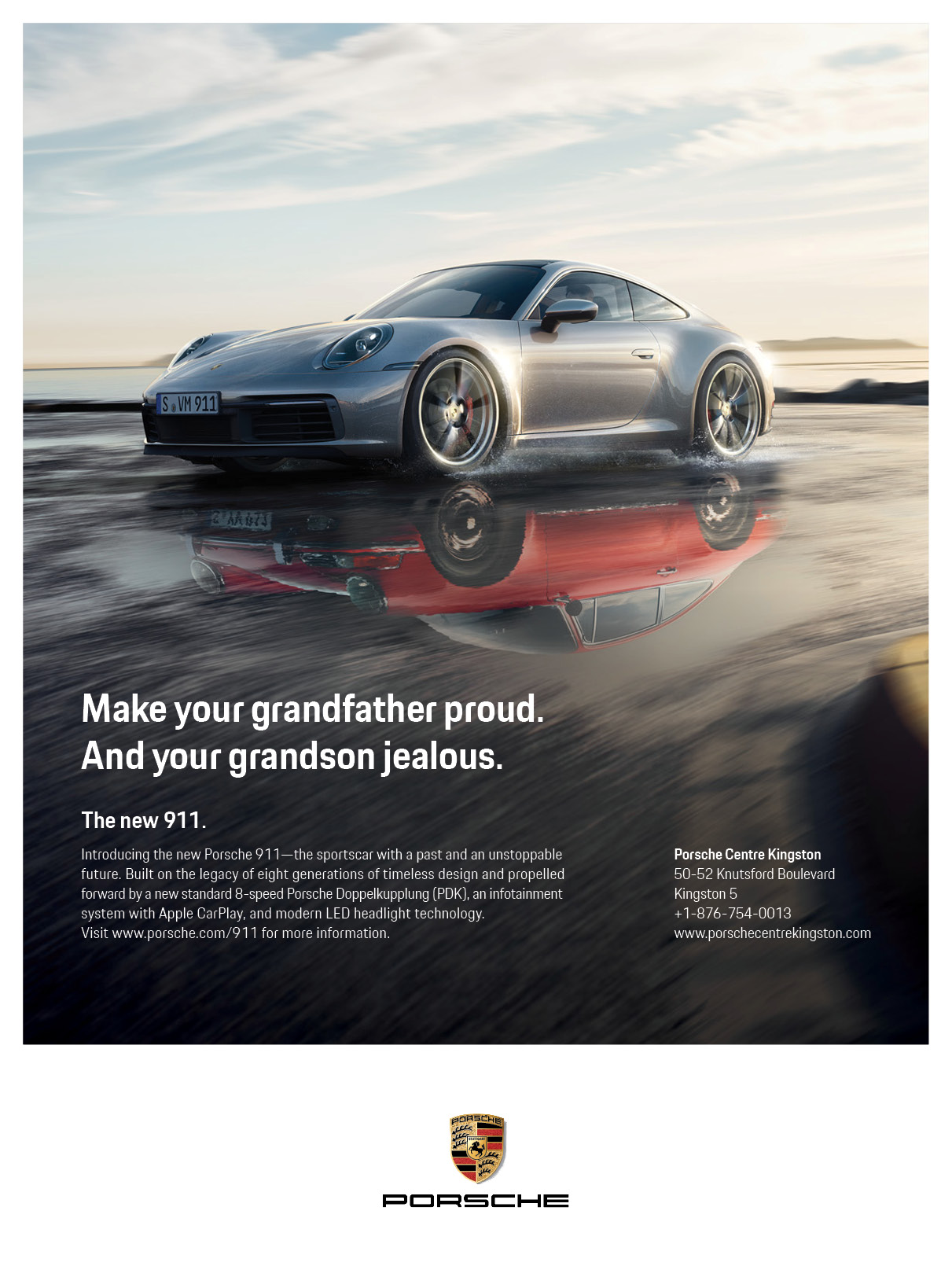 Porsche 911 Print Ad