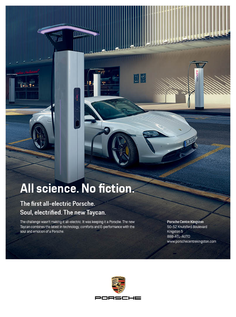 Porsche Taycan Print Ad