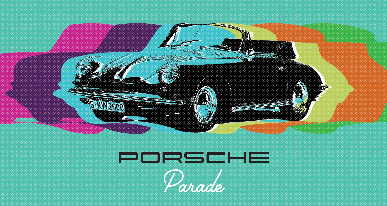 Porsche Parade Poster