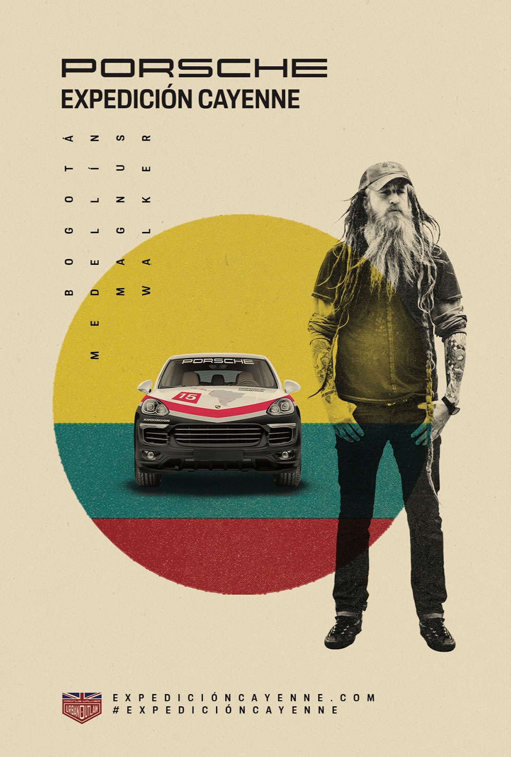 Magnus Walker Porsche Cayenne Poster